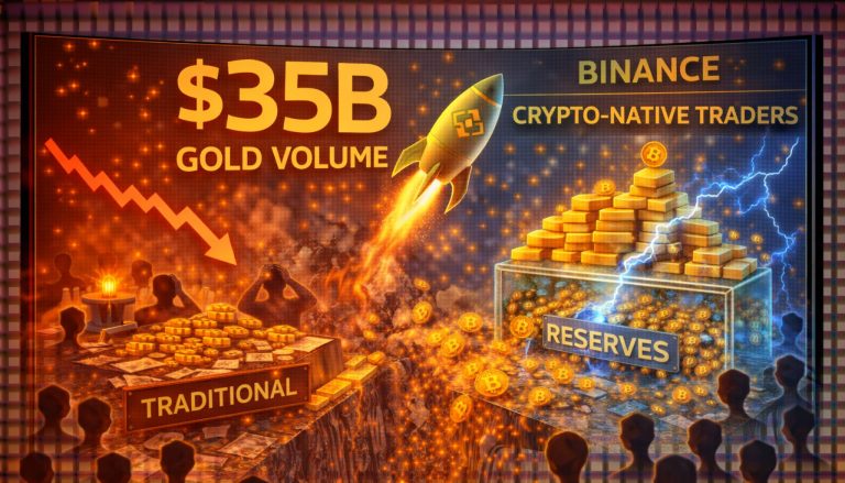 Binance Surpasses $35B In Gold Volume As Crypto-Native Traders Disrupt Traditional Commodity Desks Binance Surpasses $35B In Gold Volume As Crypto-Native Traders Disrupt Traditional Commodity Desks