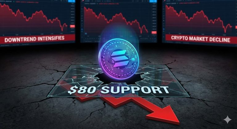 Solana (SOL) Loses $80 Floor, Downtrend Signals Intensify Rapidly Across Broader Crypto Space Solana (SOL) Loses $80 Floor, Downtrend Signals Intensify Rapidly Across Broader Crypto Space