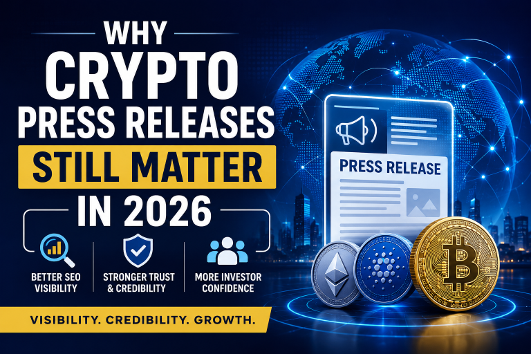 Crypto Press Releases Continue to Drive Visibility, Trust, and Long-Term Growth for Blockchain Projects Crypto Press Releases Continue to Drive Visibility, Trust, and Long-Term Growth for Blockchain Projects