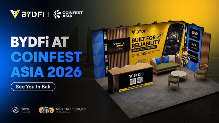 BYDFi Joins Coinfest Asia 2026, Connecting with Institutions, Builders and Traders in Bali BYDFi Joins Coinfest Asia 2026, Connecting with Institutions, Builders and Traders in Bali