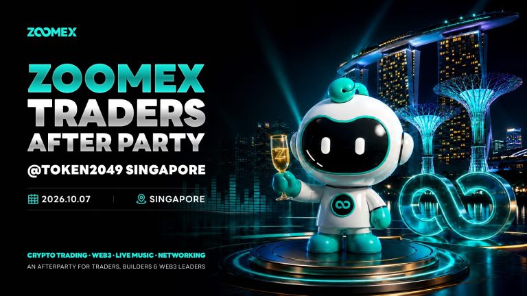Zoomex to Host Traders After Party During TOKEN2049 Singapore, Connecting Traders and the Web3 Community Zoomex to Host Traders After Party During TOKEN2049 Singapore, Connecting Traders and the Web3 Community